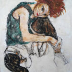Riproduzione del "Ritratto di Edith" di Egon Schiele - Laura Di Bidino